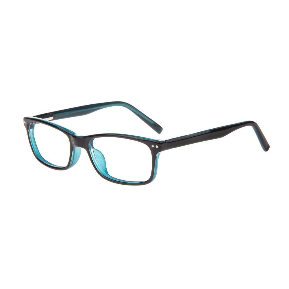 Laugh Out Loud Eyewear LOL-22 Black & Blue Eyeglasses 48/16/130